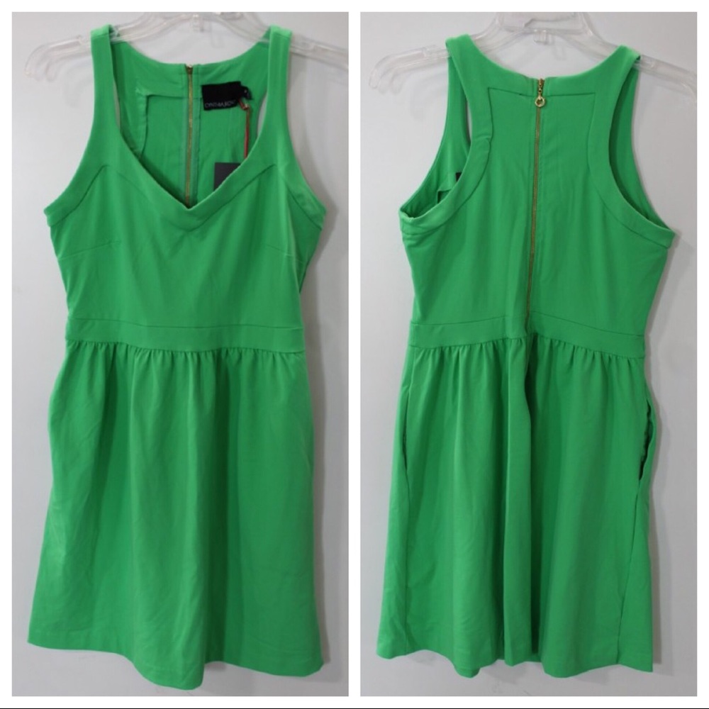 NWT Green Cynthia Rowley Dress Medium
